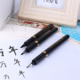 DeWin Calligraphie Stylo, 3PCS Feutres Noirs Pointe Souple Stylo à Encre Pinceau Shodo écriture Dessin Artisanat Pour Les Débuta
