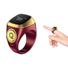 Kellegour Compteur Doigts Électronique Numérique,Compteur Doigt Multi Langue,Compteurs électroniques numériques Tasbeeh,Compteur