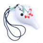 Alnicov Ocarina/ocarina 6 trous peint à la main Lotus Style bouteille de vin Alto C Beau design, parfait pour les débutants