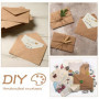 100 Enveloppes en Papier Kraft - Enveloppes Mariage - Enveloppes 13x18 - Enveloppes Faire Part, 120 g/m² Papier Brun, Fermeture 
