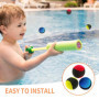3 Pcs Balle Rebondissante D'eau: Ballons a Eau Réutilisables,Bombes à Eau, pour Bataille D'eau Dans Le Jardin Piscine, pour Enfa