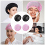 Lot de 4 Bonnets de Sommeil en Maille pour la Nuit Filets à Cheveux Bouclés pour Femme - Protection des Doux, Réutilisables, Lav