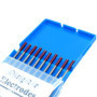 CENPEK Lot de 10 électrodes de tungstène thoriées de soudage TIG WT20 (rouge) 2,4 x 150 mm