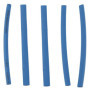 100pcs Assortiment de Tubes Thermorétractables 5 Tailles 5 Couleur Ensemble de Manchon Isolé de Câble Métallique 100mm