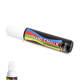 Liquid Chalk grand marqueur stylo blanc - 15mm nib Burin large