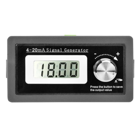 Jadeshay Generateur De Signaux 4-20ma, Générateur De Signal LCD Générateur de Signaux de Boucle De Courant À Deux Fils, Courant 