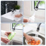 KBNIAN 2 Pièces Embout Robinet Cuisine Aérateur de Robinet 360°Pivotant Tête de Robinet de Cuisine 2 Modes Mousseur de Robinet d