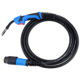 Torche de soudage blindée à gaz, torche MIG MB15AK Euro Standard raccord connecteur 4 m Premium Résistance à la chaleur Torche d