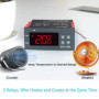 DollaTek Digital STC-1000 220V Thermostat de contrôleur de température Tout Usage avec capteur