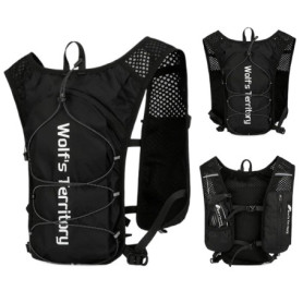 Gilet Hydratation Running Femme, 2.6L Sacs d'hydratation, Grande Capacité, Réfléchissant Sac Trail Running pour Femme Homme Mara