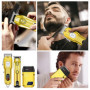 HIENA PRO Tondeuse à cheveux professionnelle pour homme, kit complet de coupe de cheveux, tondeuse à cheveux sans fil avec écran