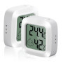Vinabo 2 pièces Petit Thermomètre Hygromètre Intérieur Digital à Haute Précision, Indicateur Niveau de Confort pour Bureau,Chamb