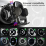 YIEDDE Support Telephone Voiture pour Trous de Ventilation Ronds Support de Voiture Mercedes Benz Protection Contre Le Support d