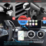 YIEDDE Support Telephone Voiture pour Trous de Ventilation Ronds Support de Voiture Mercedes Benz Protection Contre Le Support d