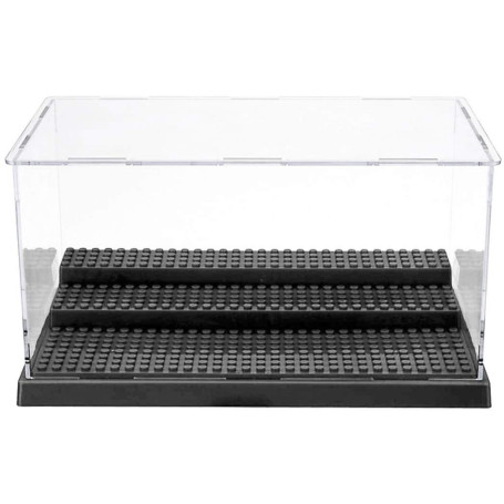 Bricklight Vitrine de modèle Acrylique pour Figurines Lego BRICKHEADZ 21302 71361 Speed Champions Cars Petite