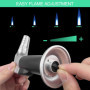 Dyaucwpo Chalumeau de Cuisine, Chalumeau Creme Brulee avec Verrouillage de Sécurité, Torche à Butane, Brûleur à Flamme, Briquet 