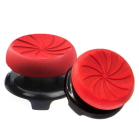 TEUVO Thumbsticks, Silicone Joystick Grips Caps pour PS4 Controller et pour PS5 Controller à Aide avec Viser, Controller et Rédu