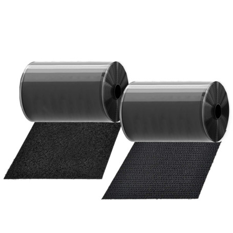 TEUVO Anti Glisse Scratch Autocollant pour Bois Étage, Bande Auto Agrippante pour Tapis, 11cm Large et 1m Long