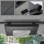 ZBHDEYG Lot de 2 Boîtes à Mouchoirs pour Voiture - Support et Porte-Serviettes avec Sangle pour Pare-Soleil