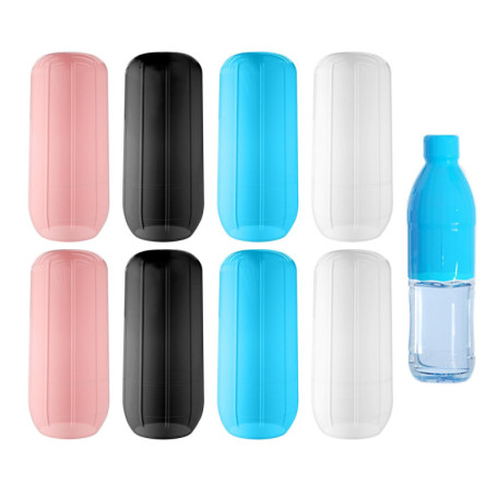 Lot de 8 Pochettes Anti-fuites en Silicone pour Bouteille de Voyage - Anti-poussière et Anti-Fuite pour cosmétiques et Produits 