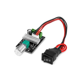 QWORK 1203BB 6V 12V 24V 3A 80W Contrôleur de Vitesse de Moteur DC (PWM) Contrôleur de Moteur Réversible Réglable