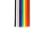 QWORK® Câble Ruban Plat, Câble à Ruban Couleur Arc-En-Ciel 10 broches 1,27 mm Pas pour Connecteurs 2,54 mm, 6M