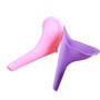 Pisse Debout Femme,5 Pcs Toilette Camping Urinoir en silicone réutilisable pour femme Entonnoir pour uriner debout Pratique et C