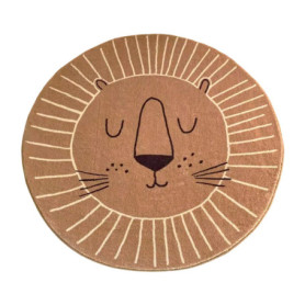 EHDWXVZM 1 tapis pour enfants - Tapis rond pour enfants - Tapis de chambre à coucher - Tapis lavable