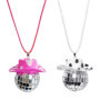 2 Pièces De Pendentifs Boule Disco, Accessoires De Miroir De Voiture Boule Réfléchissante, Décoration De Suspension De Voiture, 