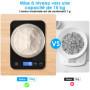 Gaethra Balance De Cuisine, 15 kg Haute Précision 1 g/0,1 oz Balance De Cuisine Precision, Professionnelle avec Fonction Dure Pe