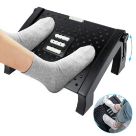 VFANDV Repose-pieds Sous le Bureau, Repose-Pieds Réglable en Hauteur Repose-Pieds Ergonomique Repose-Pieds, Antidérapant avec Fo