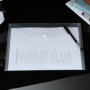 GOYADA Lot de 48 Pochette Porte Document A4 Transparente, Pochette Plastique A4 en Polypropylène avec Bouton pour l'organisation