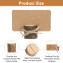 30 Pièce Porte Carte en Bois Porte Menu Mariage Support Menu avec 30 Cartes Papier + 10m Corde Jute Marque Place Bois Stands en 