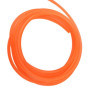 Courroie de Transmission en PU Hautes Performances, Courroie Ronde en Polyuréthane pour Transmission, Couleur Orange (8mm*5m)