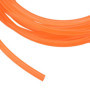 Courroie de Transmission en PU Hautes Performances, Courroie Ronde en Polyuréthane pour Transmission, Couleur Orange (8mm*5m)