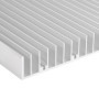 Dissipateur de Chaleur en Aluminium Haute Puissance 19 Ailettes 300x140x20mm pour Transistors à Semi-Conducteurs