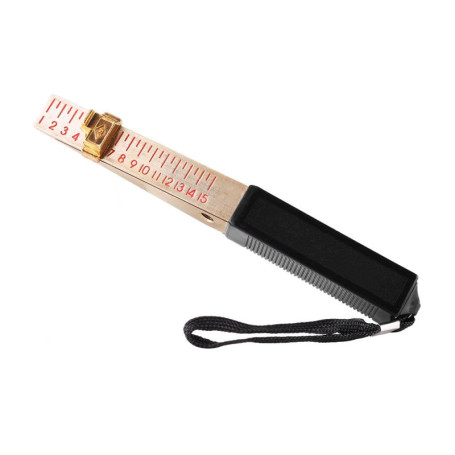 Jauge d'Epaisseur à Vernier Forme Cale 1~15mm Outil d'Inspection des Travaux(Précision 0.5mm)