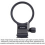 74.5 mm Bague de fixation pour trépied compatible avec Canon RF 28-70 mm f/2L USM, support de support d'objectif en bas est Arca