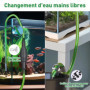 GuKKK Aspirateur Aquarium, Aquarium Changer l'eau, Kit de Nettoyage pour Gravier d'aquarium, Filtre de Sable de Nettoyage d'aqua
