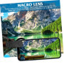Hemobllo Objectif Macro pour Appareil Photo de téléphone Portable 15X 4K – Objectif Universel pour téléphone Portable, Noir, E, 
