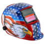 Masque de Soudeur, Casque de Soudage à Obscurcissement Automatique Alimenté par Energie Solaire Gamme de Teintes Réglables 4/9-1