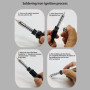 VIFERR 4 en 1 Fer à Souder au Gaz, Kit de Fer à Souder Sans Fil Stylo à Souder au Chalumeau à Saz Butane Outil de Torches de Sou
