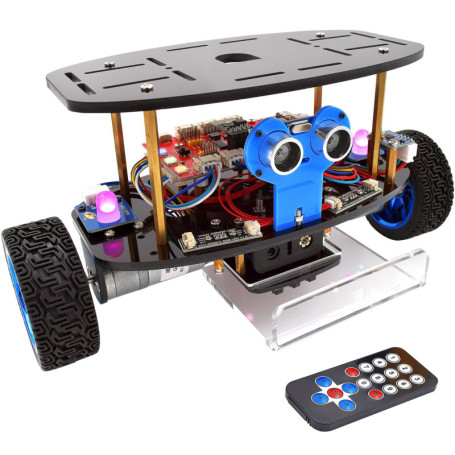 Adeept Kit de voiture robot auto-équilibrant (compatible avec Arduino DIE), kit de projets STEM, kit de robotique et d'ingénieri