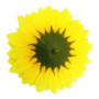 Woohome Lot de 120 têtes de tournesol artificielles, 7 et 9 cm, en plastique, pour la maison, le jardin, la maison, la fête, la 