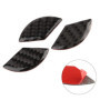 KSTE 3pcs Volant de Voiture Décor Logo Autocollant en Fibre de Carbone for Classe C W204 2005-2012