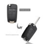 OTOTEC Coque de clé de Rechange Compatible pour Corsa Vauxhall Astra Vectra