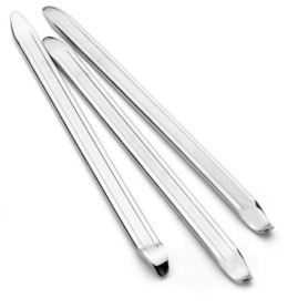 Leylve Lot de 3 démonte-pneus pour vélo, 30 cm, en acier haute résistance, outils de montage pour moto, vélo, voiture, scooter