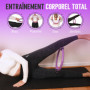 FIT-FATH-Anneau pilate-Cercle Pilate-Accessoire Yoga-Ballon Gymnastique-Bande de résistance-Elastique de Force-Fitness- Sport-Mu