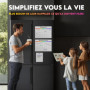 SKYCROO ® Calendrier Magnetique Frigo Blanc x3 + Accessoires - Planificateur Hebdomadaire + Mensuel + Mémo Aimanté Planning Sema
