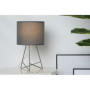 Pauleen 480.00 48000 Shiny Star Max. 20W luminaire à Poser E14 Lampe de Chevet Grise 230V métal/Tissu sans Ampoule, Gris